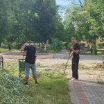 Молодежь Будакошелевщины активно помогает устранить последствия урагана