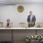 Руслан Вегера и Наталья Киселева встретились с трудовым коллективом РУП «Белоруснефть-Особино»