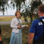 Екатерина Зенкевич ознакомилась с организацией работ по ликвидации последствий стихии в Буда-Кошелевском районе