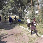 Наведение порядка силами организации в аг.Октябрь