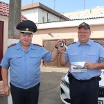 Районный Департамент охраны получил новый служебный автомобиль