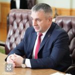 Рабочий день председателя облисполкома Ивана Крупко в российском регионе начался со встречи с губернатором Брянской области Александром Богомазом