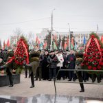 На Аллее Героев в Гомеле прошел торжественный митинг ко Дню защитников Отечества и Вооруженных Сил Республики Беларусь