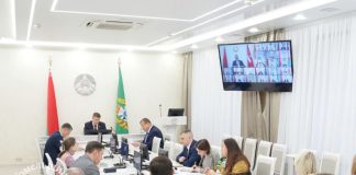 Участие в коллегии комитета по сельскому хозяйству и продовольствию облисполкома из студии Житковичского райисполкома принимает губернатор Иван Крупко