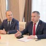 Председатель облисполкома Иван Крупко встретился с министром экономического развития России Максимом Решетниковым и министром экономики Юрием Чеботарем