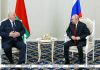 Лукашенко и Путин встретились в Бишкеке