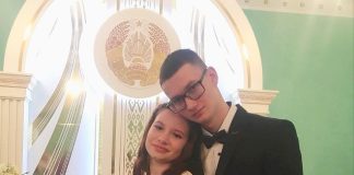 Молодожены из Буда-Кошелево, создавшие семью в последние дни уходящей осени, — Никита и Анастасия Миненковы