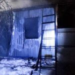 16 января спасатели ликвидировали пожар в д. Калинино