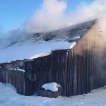 17 января по ул. Луговой райцентра горела хозпостройка