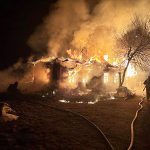 23 марта в населенном пункте Польпин горел жилой дом