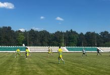 Команда района принимает участие в чемпионате Гомельской области по футболу