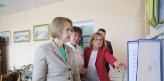 Член Совета Республики, председатель областного Совета депутатов Екатерина Зенкевич с рабочим визитом посетила Буда-Кошелевский район