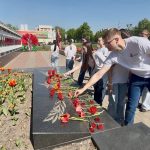 Буда-Кошелевское районное отделение партии «Белая Русь» организовало патриотический велопробег «Путь в Память
