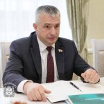 Председатель облисполкома Иван Крупко встретился с председателем Правления ОАО «Сбер Банк» Евгением Елисеевым