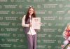 Старшекласснице Коммунаровской школы Полине Щукиной выпала возможность представить Будакошелевщину в проекте «Поезд Памяти»