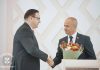 Нового помощника Президента — инспектора по Гомельской области Юрия Валеватого местной вертикали власти представил первый заместитель главы Администрации Президента Владимир Перцов