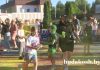 Центральная площадь райцентра сегодня в прямом смысле заиграла новыми красками
