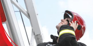Поздравление председателя районного исполнительного комитета Валентина Ундруля и председателя районного Совета депутатов Сергея Халдая с Днем пожарной службы