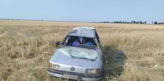 В Буда-Кошелевском районе опрокинулся автомобиль