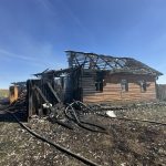 29 августа в д. Блюдница горел жилой дом