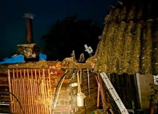 В п. Широкое ликвидировали пожар. Горела баня