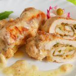 Куриные рулетики с сыром и зеленью