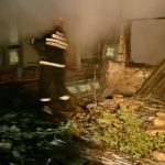 В Уваровичах горел дом