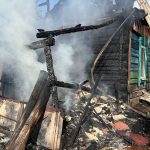 В д. Дуравичи горел жилой дом
